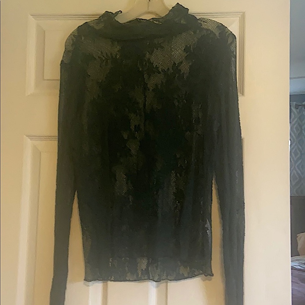 Free People lace turtleneck